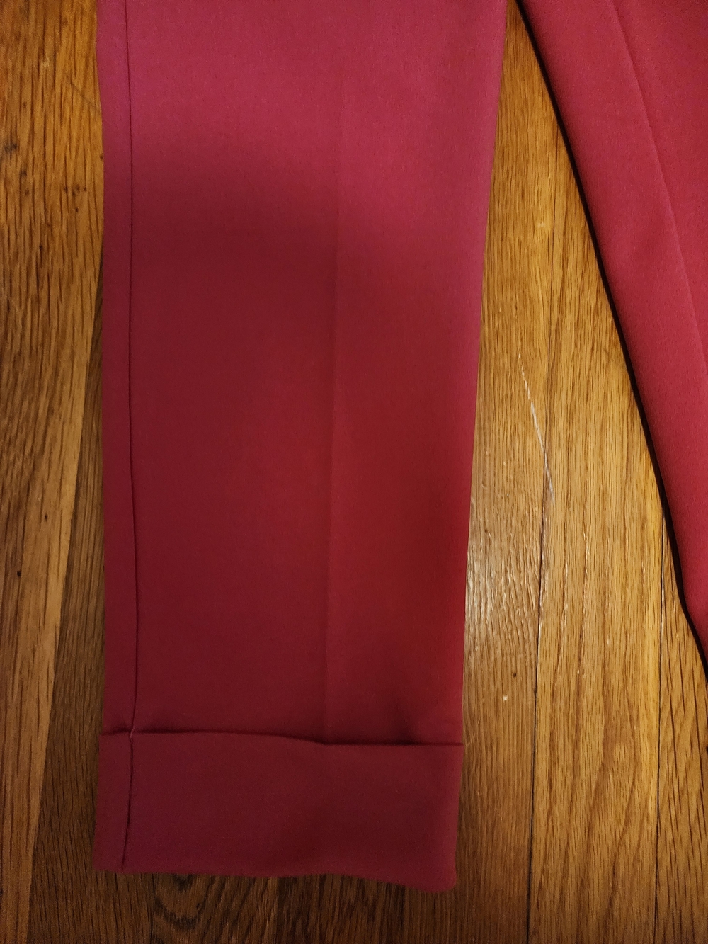 Jules & Leopold Tailored Pants in Raspberry